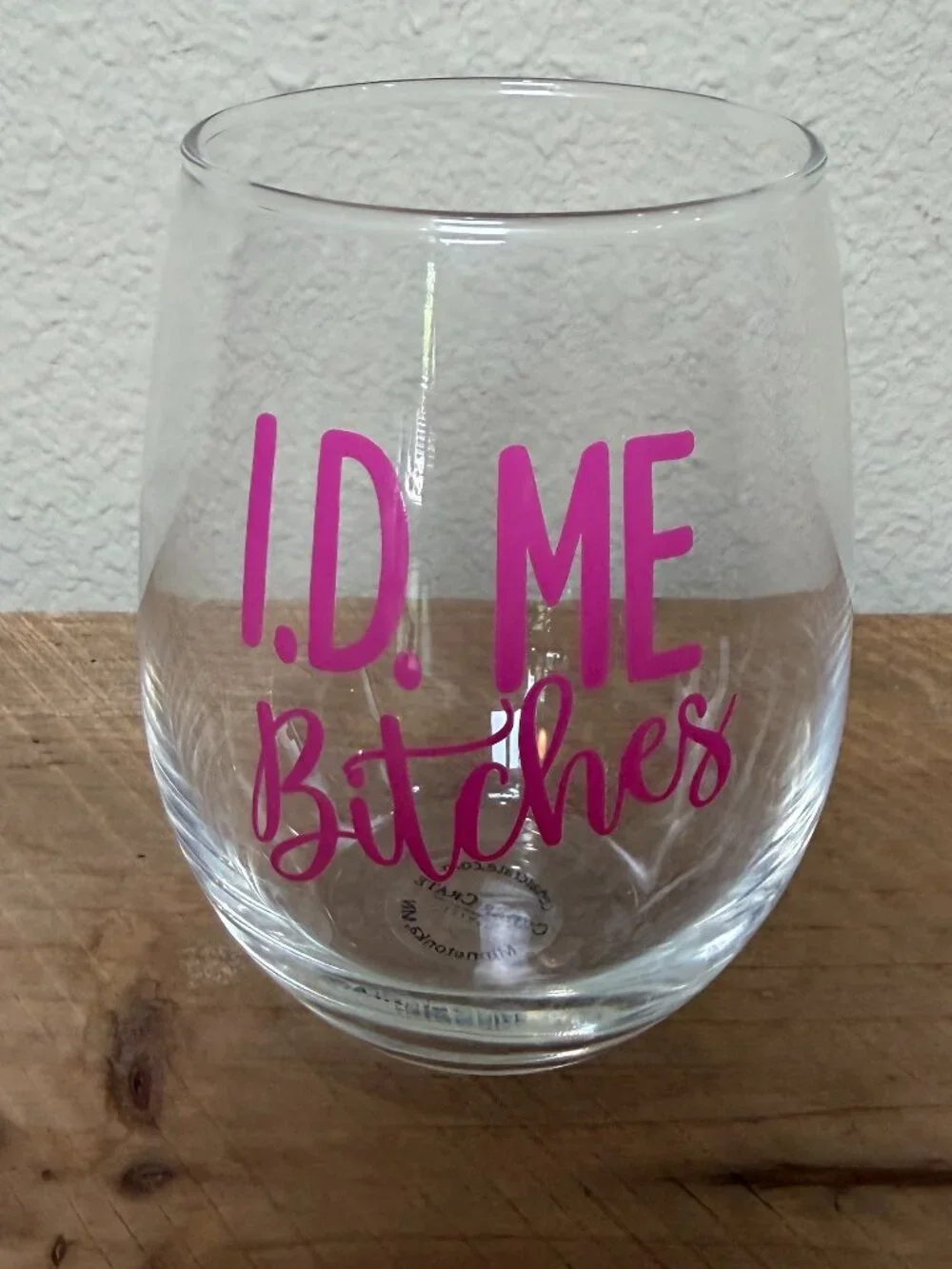 21st Birthday Stemless Wine Glass 